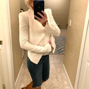 BCBGmaxazria Cream Ivory White Lloyd Blazer